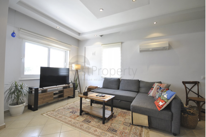 Квартира 2+1 с мебелью в Чамьюва Кемере 500 м до моря