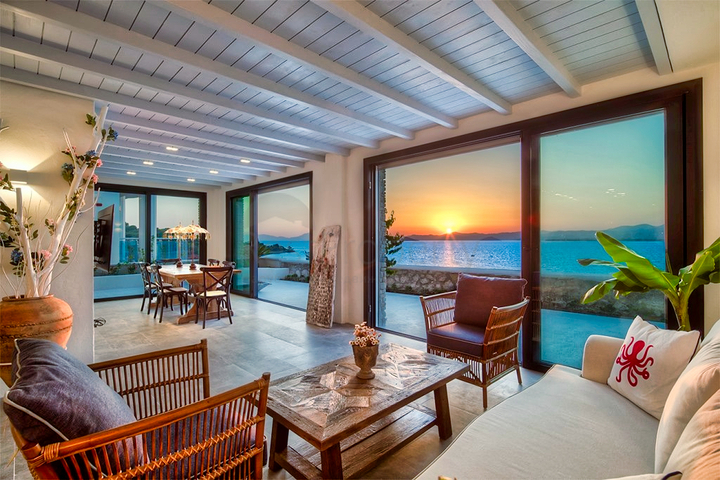 Элитная вилла 4+1 с мебелью с видом на Средиземное море