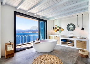 Элитная вилла 4+1 с мебелью с видом на Средиземное море