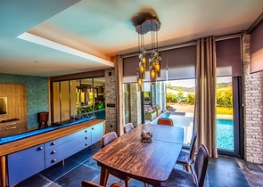 Вилла 3+1 с мебелью с личным бассейном в Оваджике Фетхие