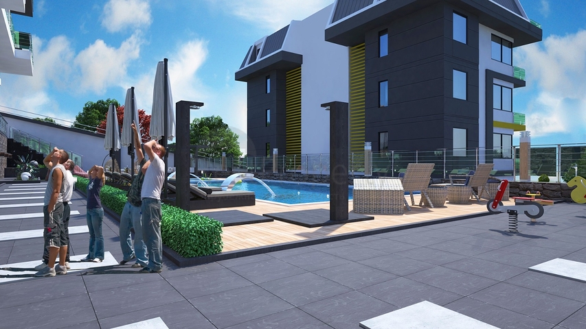 Новый жилой комплекс в районе Кестель