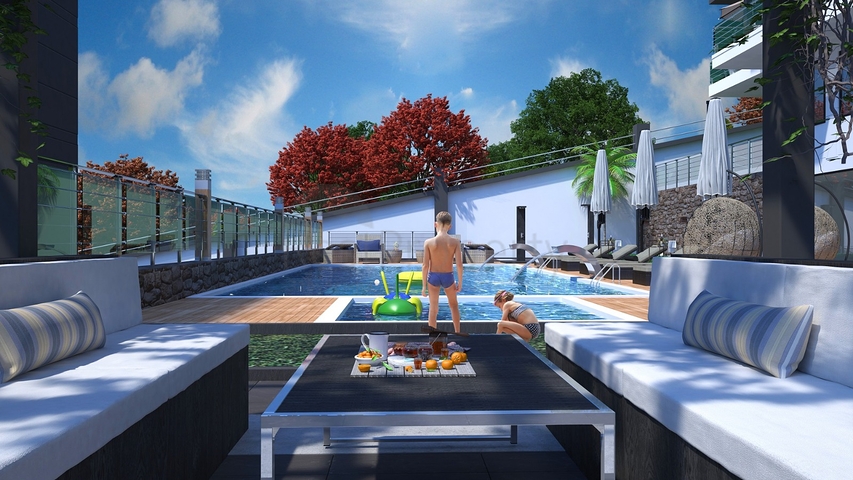 Новый жилой комплекс в районе Кестель