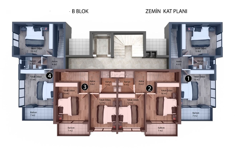 Новый жилой комплекс в районе Кестель