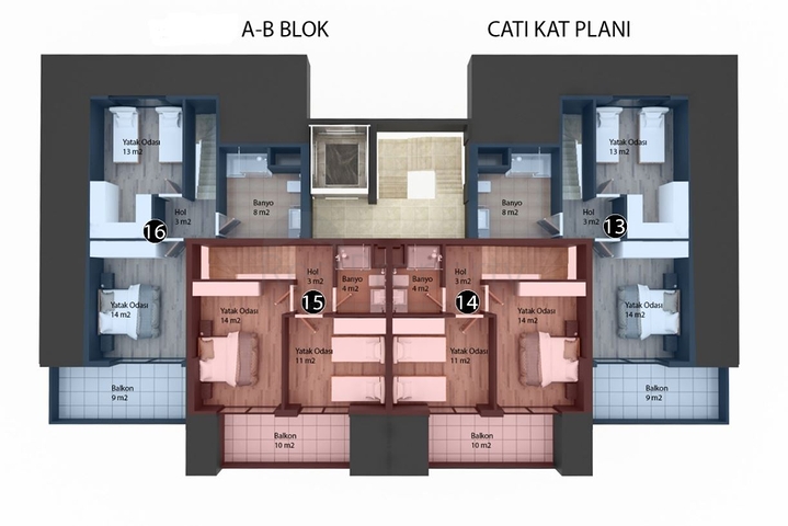 Новый жилой комплекс в районе Кестель