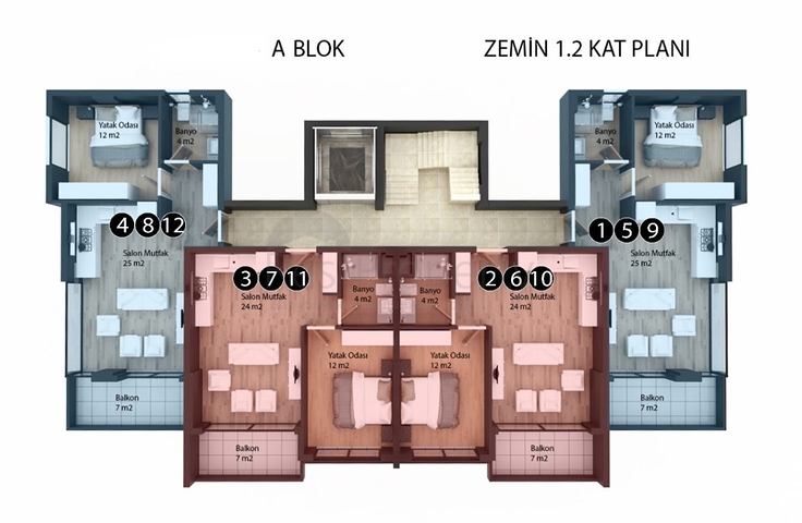 Новый жилой комплекс в районе Кестель