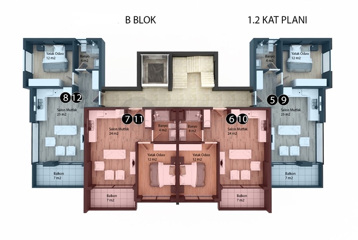 Новый жилой комплекс в районе Кестель