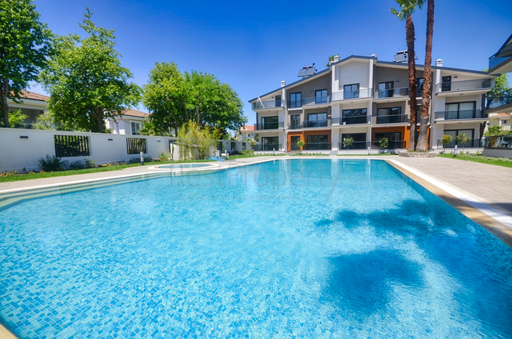 Квартира 1+1 в комплексе в Чалыше в пешей доступности к морю