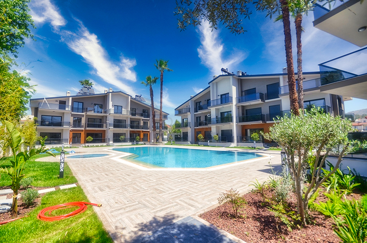 Квартира 1+1 в комплексе в Чалыше в пешей доступности к морю