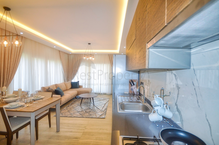 Квартира 1+1 в комплексе в Чалыше в пешей доступности к морю