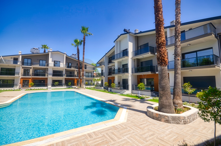 Квартира 1+1 в комплексе в Чалыше в пешей доступности к морю