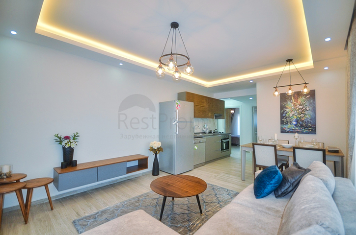 Квартира 1+1 в комплексе в Чалыше в пешей доступности к морю