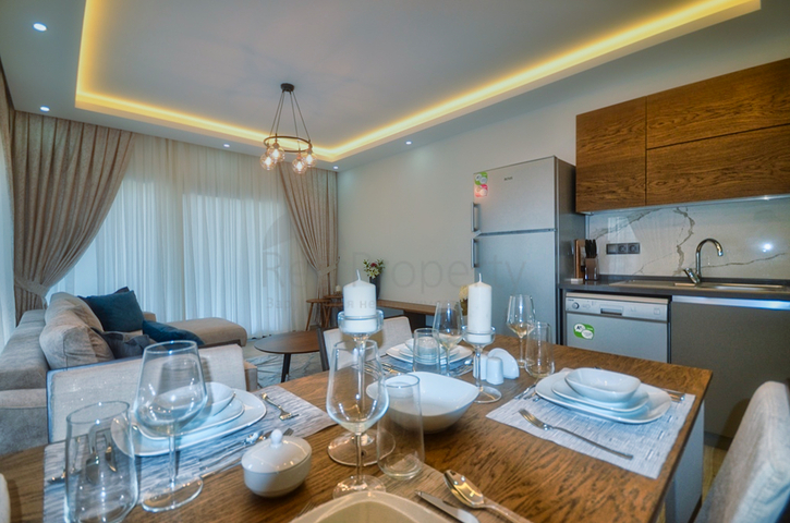 Квартира 1+1 в комплексе в Чалыше в пешей доступности к морю