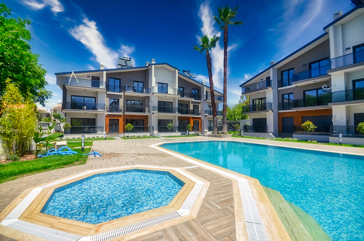 Квартира 1+1 в комплексе в Чалыше в пешей доступности к морю