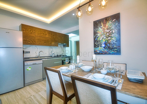 Квартира 1+1 в комплексе в Чалыше в пешей доступности к морю