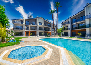 Квартира 1+1 в комплексе в Чалыше в пешей доступности к морю