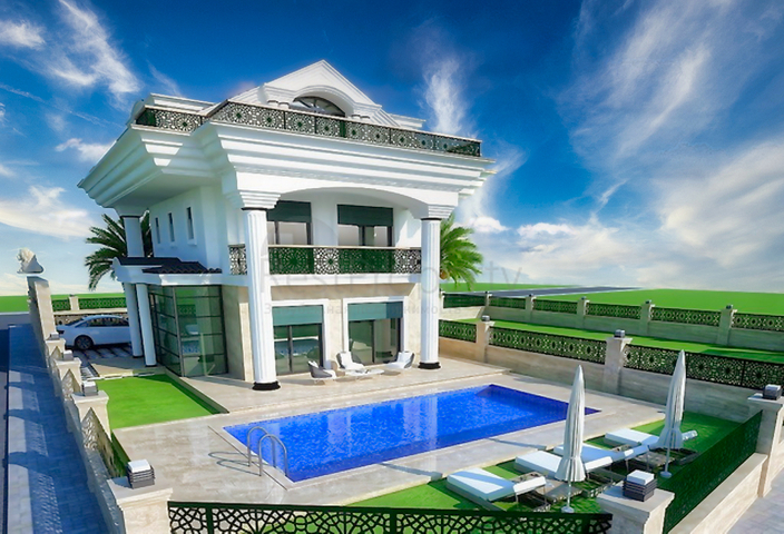 Инвестиционный проект виллы 4+1 в Фетхие Чалыше