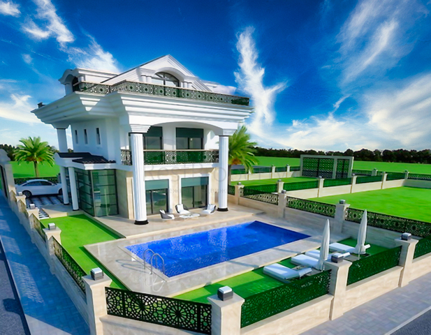 Инвестиционный проект виллы 4+1 в Фетхие Чалыше