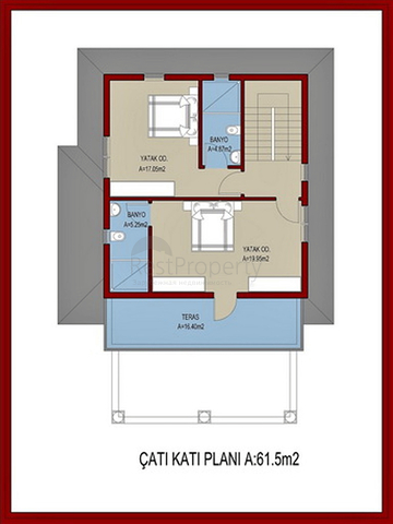 Инвестиционный проект виллы 4+1 в Фетхие Чалыше
