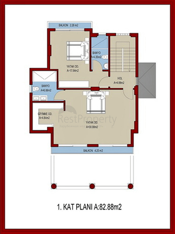 Инвестиционный проект виллы 4+1 в Фетхие Чалыше