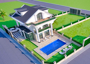 Инвестиционный проект виллы 4+1 в Фетхие Чалыше