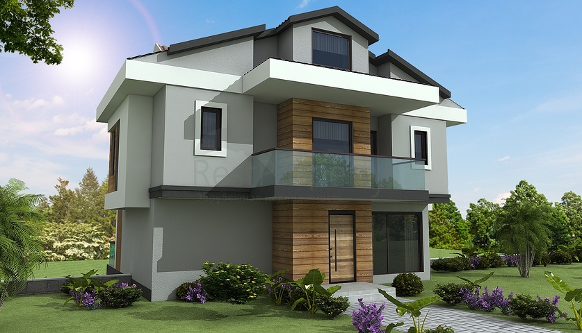 Отдельностоящие виллы 4+1 в Геджеке Фетхие