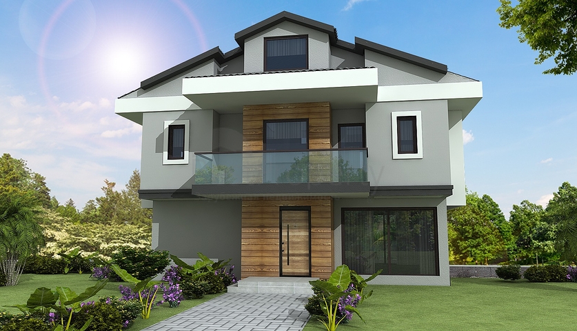 Отдельностоящие виллы 4+1 в Геджеке Фетхие