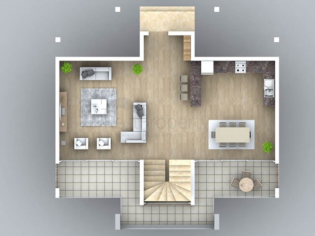 Отдельностоящие виллы 4+1 в Геджеке Фетхие