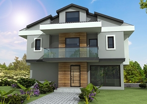 Отдельностоящие виллы 4+1 в Геджеке Фетхие