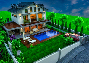 Просторная вилла 4+1 в Оваджике Фетхие