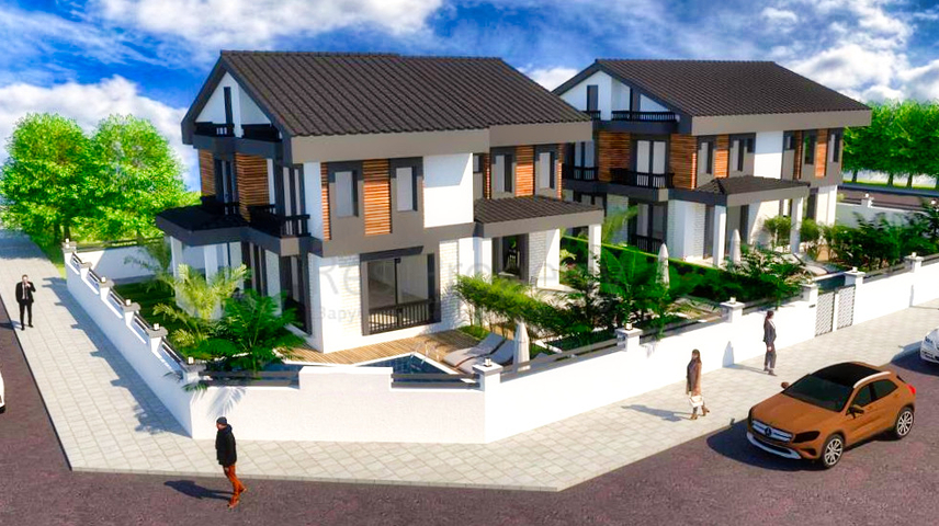 Вилла с 4 спальнями рядом с центром Фетхие