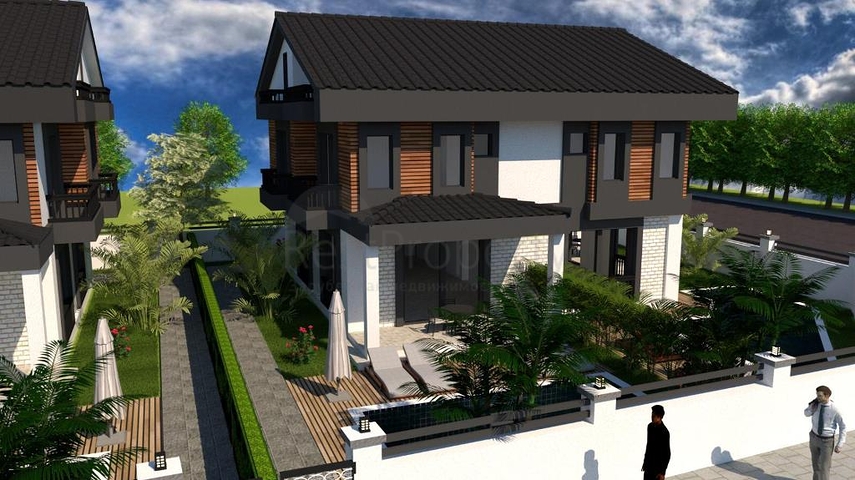 Вилла с 4 спальнями рядом с центром Фетхие