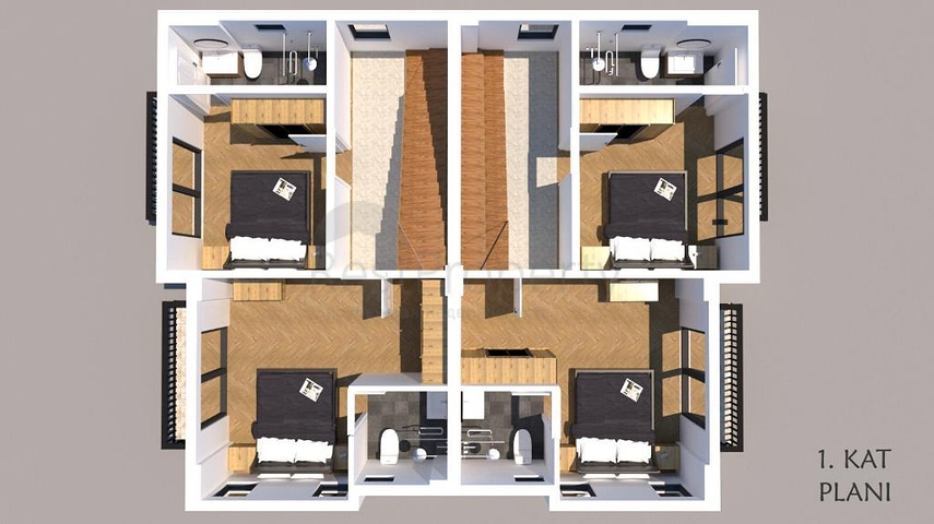 Вилла с 4 спальнями рядом с центром Фетхие