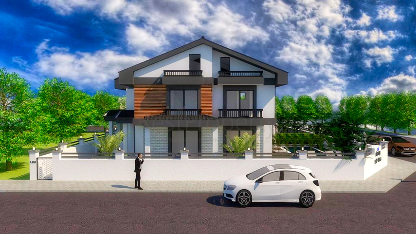 Вилла с 4 спальнями рядом с центром Фетхие