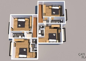 Вилла с 4 спальнями рядом с центром Фетхие