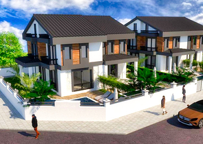 Вилла с 4 спальнями рядом с центром Фетхие