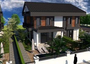 Вилла с 4 спальнями рядом с центром Фетхие