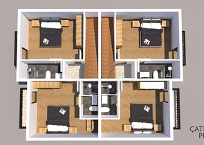 Вилла с 4 спальнями рядом с центром Фетхие