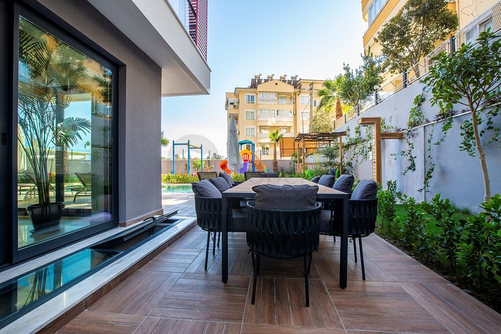 Двухкомнатная квартира с мебелью в районе пляжа Клеопатры