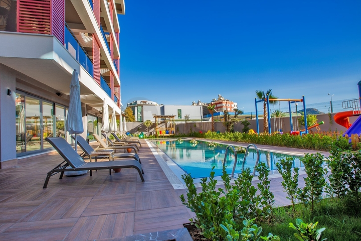 Двухкомнатная квартира с мебелью в районе пляжа Клеопатры