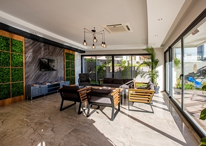 Двухкомнатная квартира с мебелью в районе пляжа Клеопатры