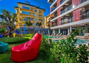 Двухкомнатная квартира с мебелью в районе пляжа Клеопатры