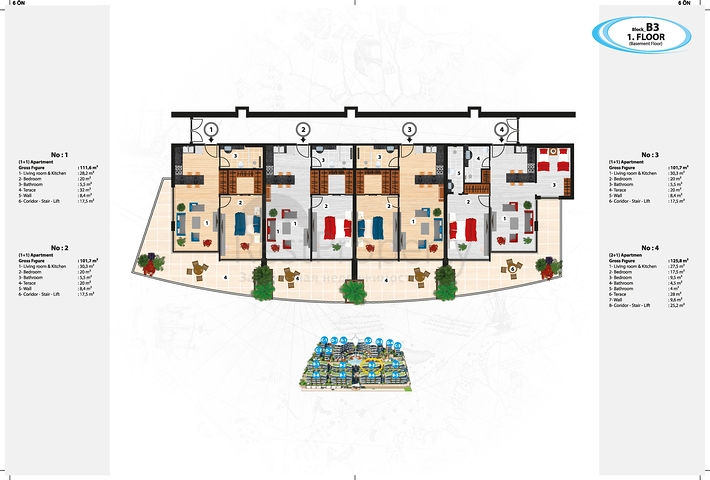 Элитный комплекс с панорамным видом на море и горы