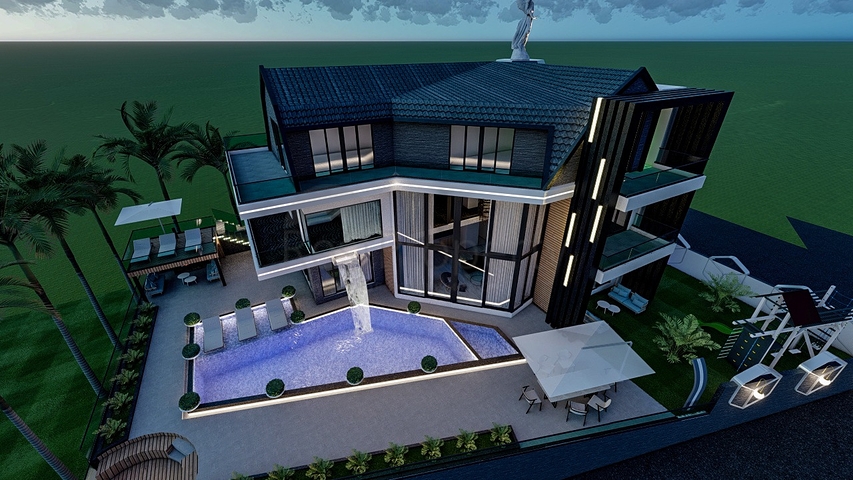 Большая вилла в районе Каргыджак