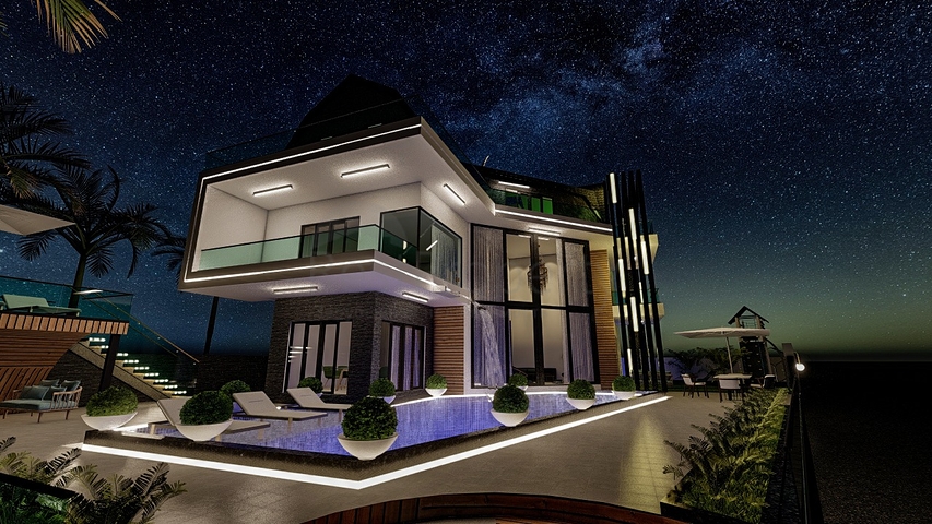 Большая вилла в районе Каргыджак