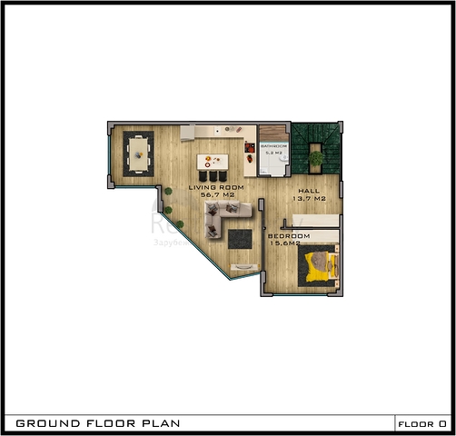 Большая вилла в районе Каргыджак