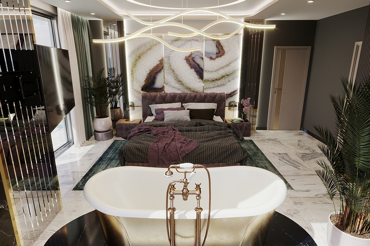 Новый проект виллы в районе Каргыджак