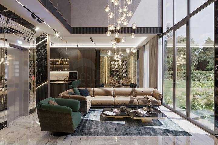 Новый проект виллы в районе Каргыджак