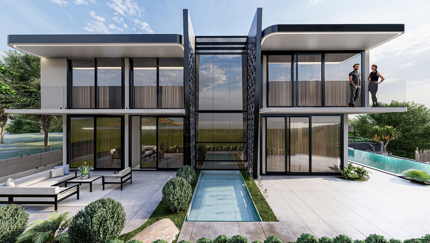 Новый проект виллы в районе Каргыджак