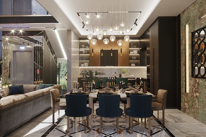 Новый проект виллы в районе Каргыджак