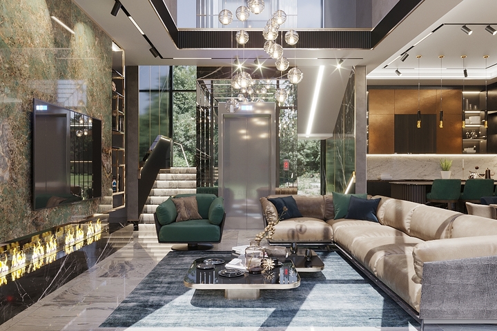 Новый проект виллы в районе Каргыджак